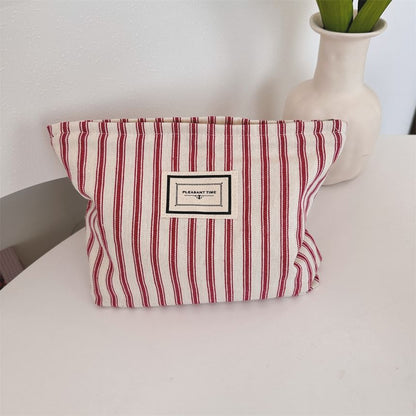 Striped Makeup Pouch SpreePicky