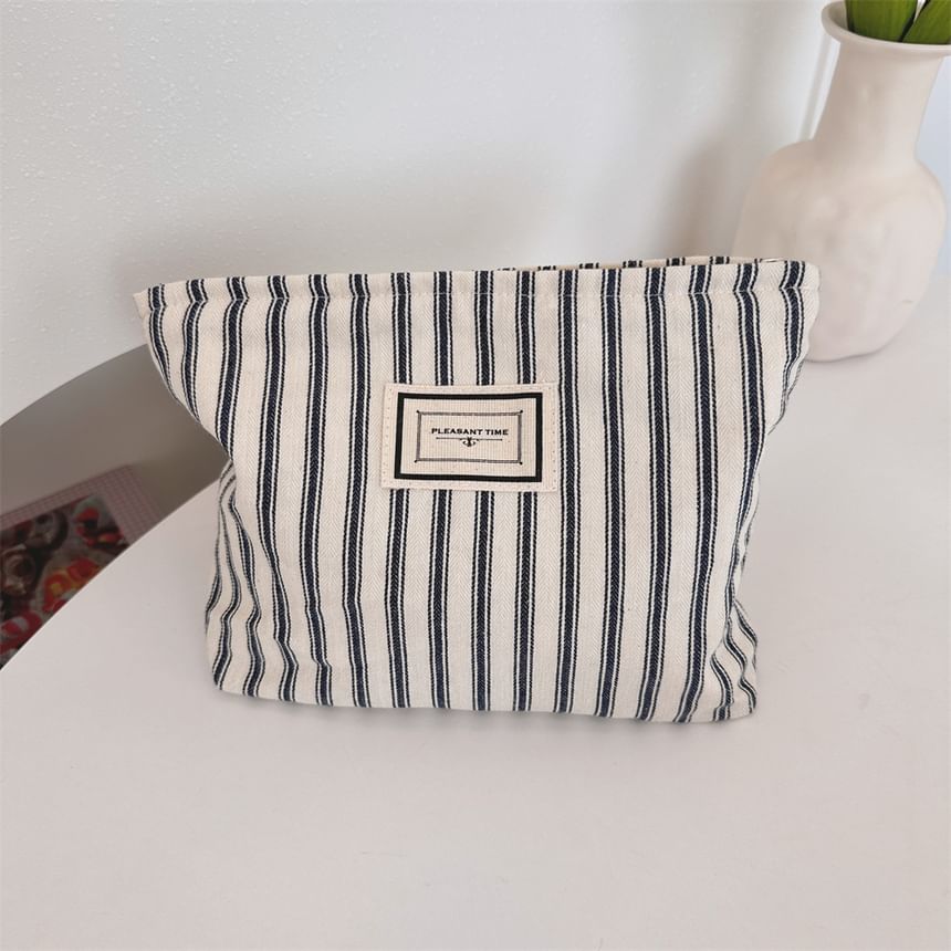 Striped Makeup Pouch SpreePicky