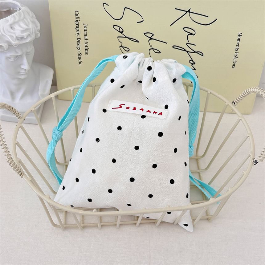 Dotted Drawstring Pouch SpreePicky