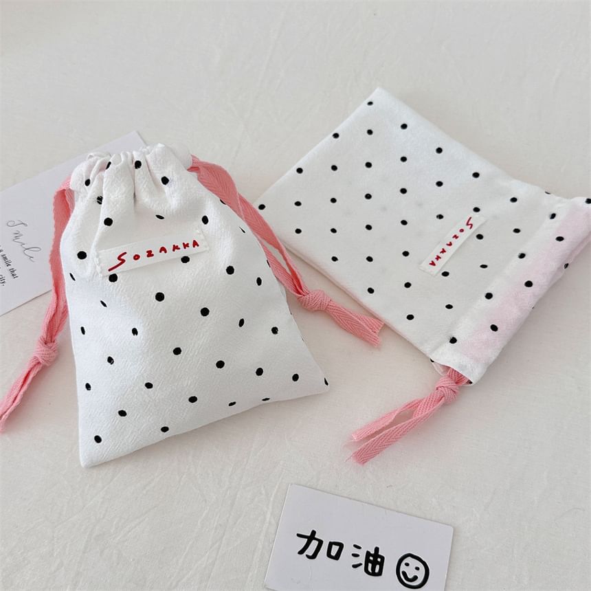 Dotted Drawstring Pouch SpreePicky