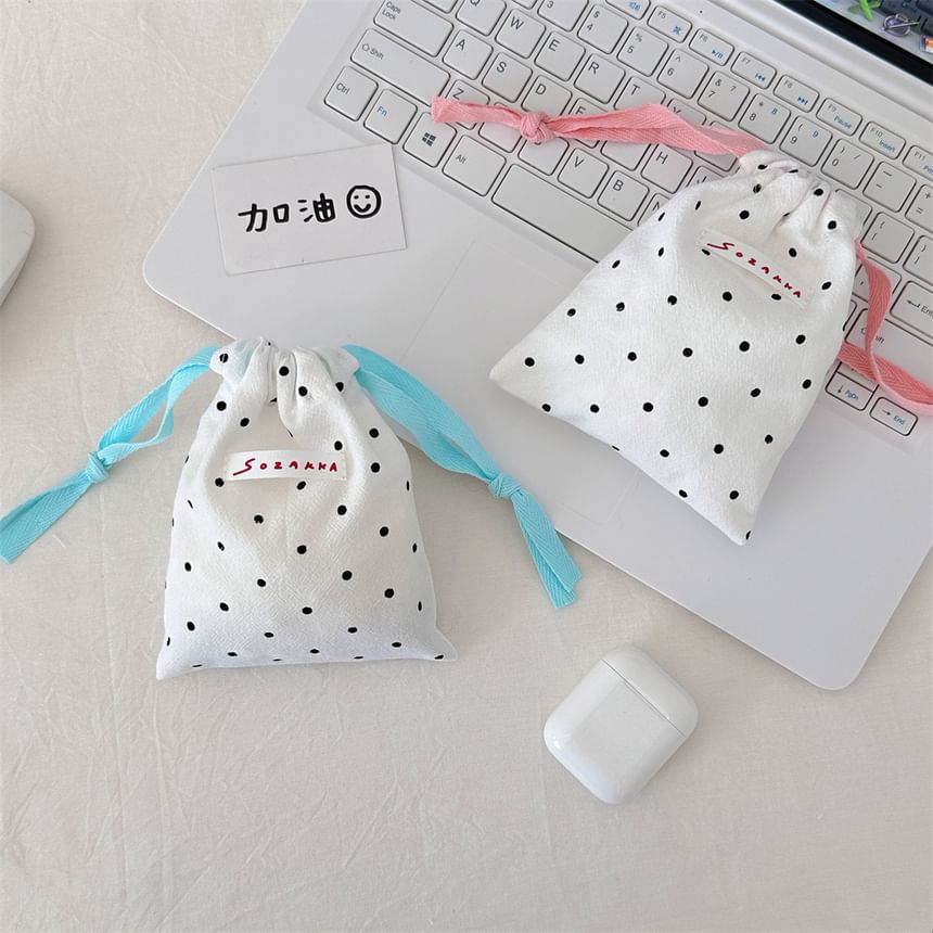 Dotted Drawstring Pouch SpreePicky