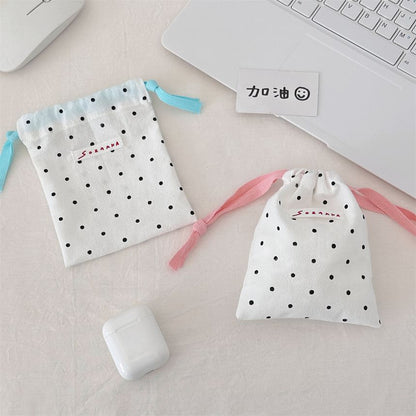 Dotted Drawstring Pouch SpreePicky