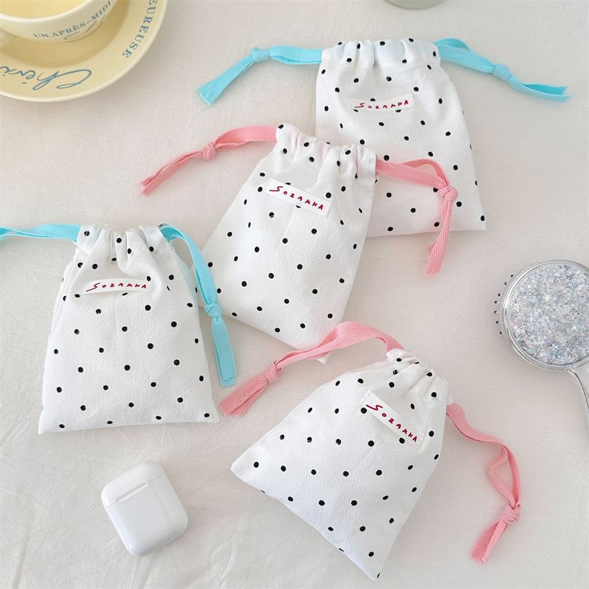 Dotted Drawstring Pouch SpreePicky