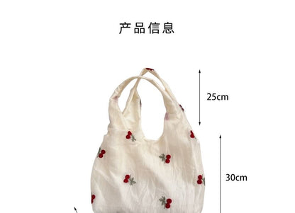 Embroidered Mesh Tote Bag SpreePicky