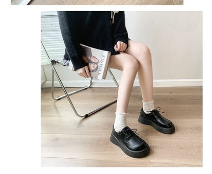 Platform Lace Up Shoes SpreePicky