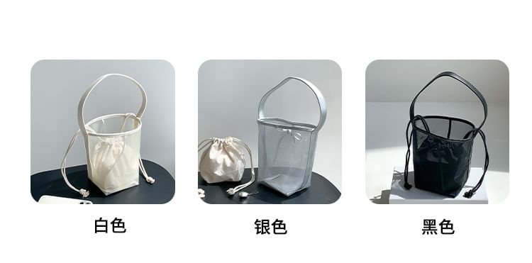 + Bucket Pouch Set: Mesh Bag FashionChic