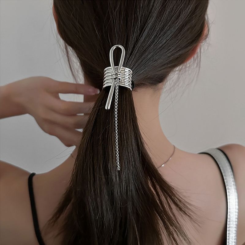 Knot Chain Detail Hair Tie SpreePicky