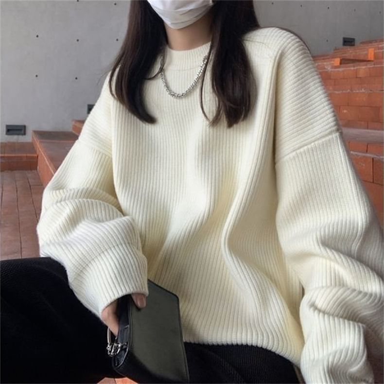 Soft-Knit Oversized Sweater in 6 Colors SpreePicky