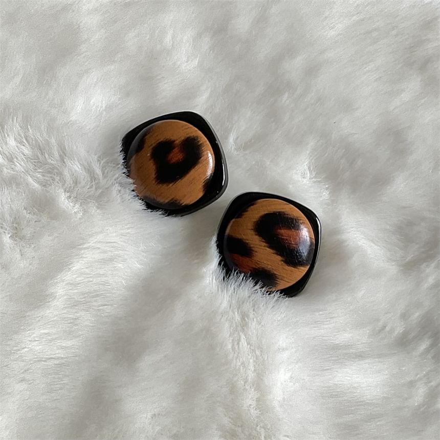 Leopard Acrylic Earring SpreePicky