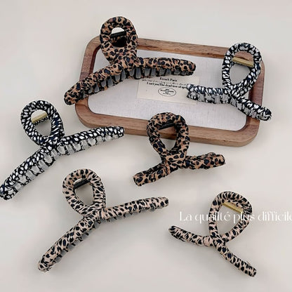 Leopard Print Hair Claw SpreePicky