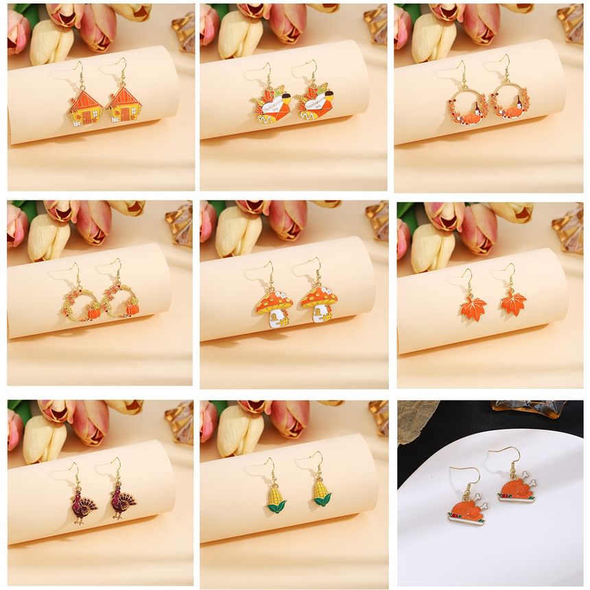 Thanksgiving Glaze Drop Earring SpreePicky