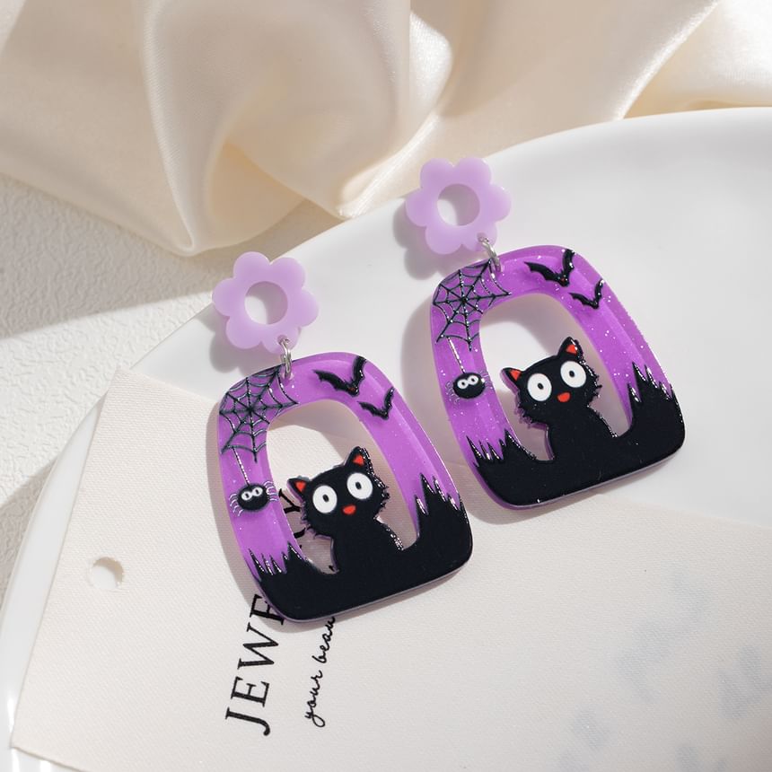 Halloween Acrylic Drop Earring SpreePicky