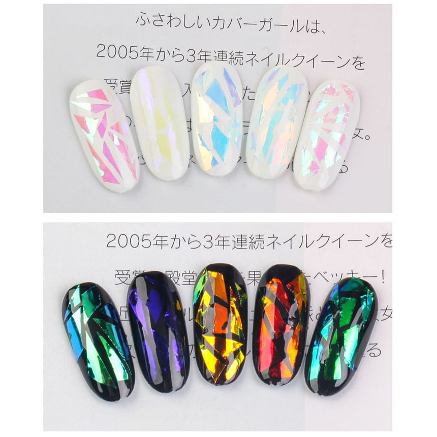 Holographic Film Nail Art Decoration SpreePicky