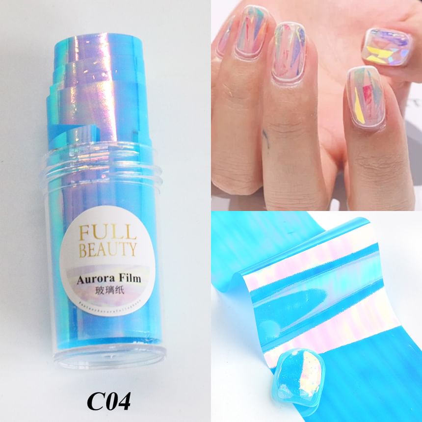 Holographic Film Nail Art Decoration SpreePicky