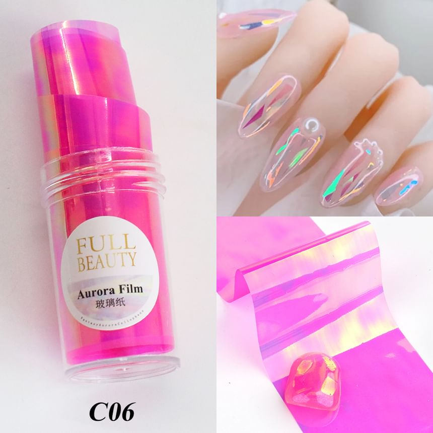 Holographic Film Nail Art Decoration SpreePicky