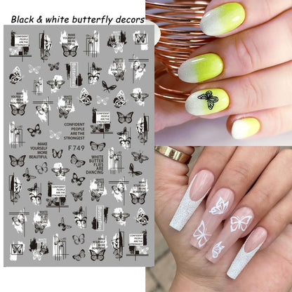 Bug Lettering Nail Art Stickers (Various Designs) SpreePicky