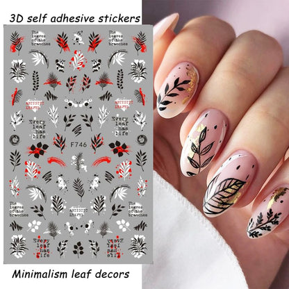 Bug Lettering Nail Art Stickers (Various Designs) SpreePicky