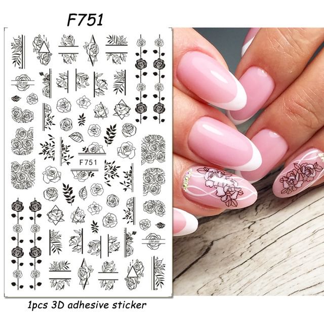 Bug Lettering Nail Art Stickers (Various Designs) SpreePicky