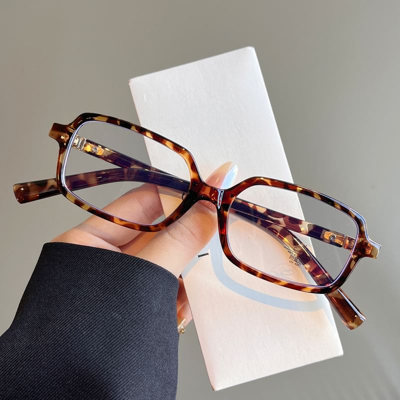 Rectangular Sun Rays Frame Rectangle Frame Sunglasses