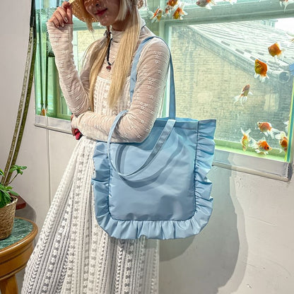 Ruffle Tote Bag SpreePicky