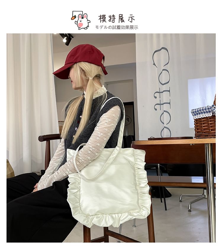 Ruffle Tote Bag SpreePicky