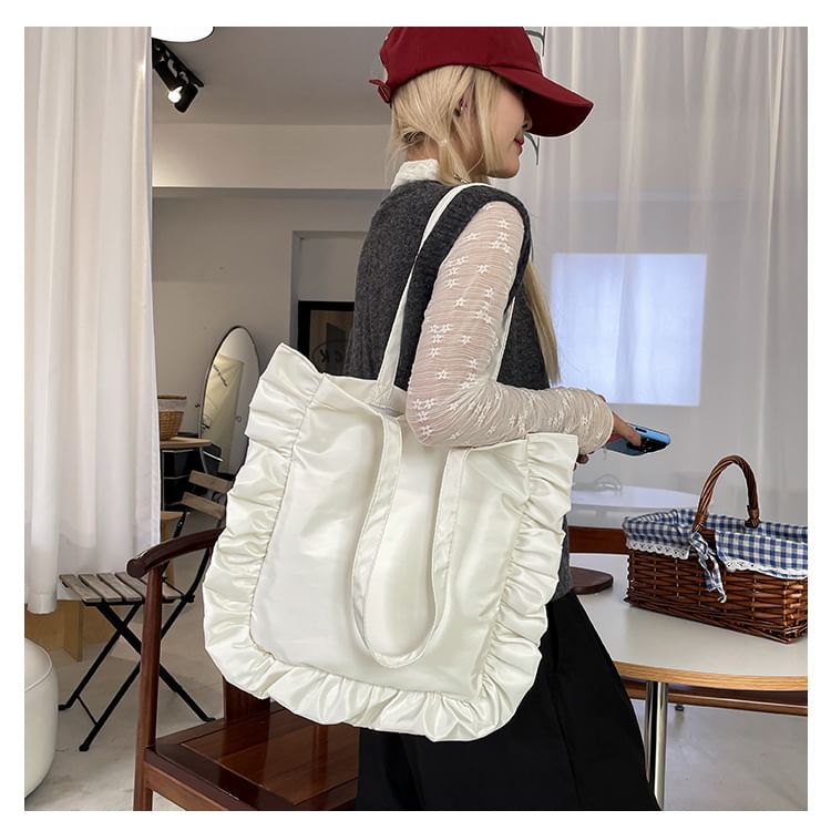 Ruffle Tote Bag SpreePicky