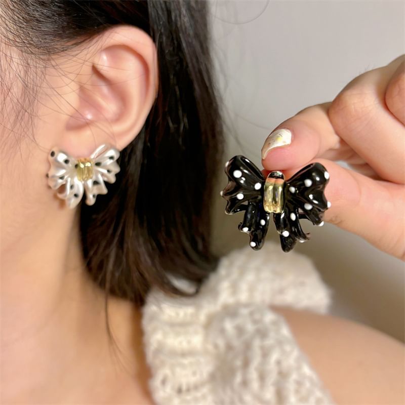 Stud Earring Bow FashionChic