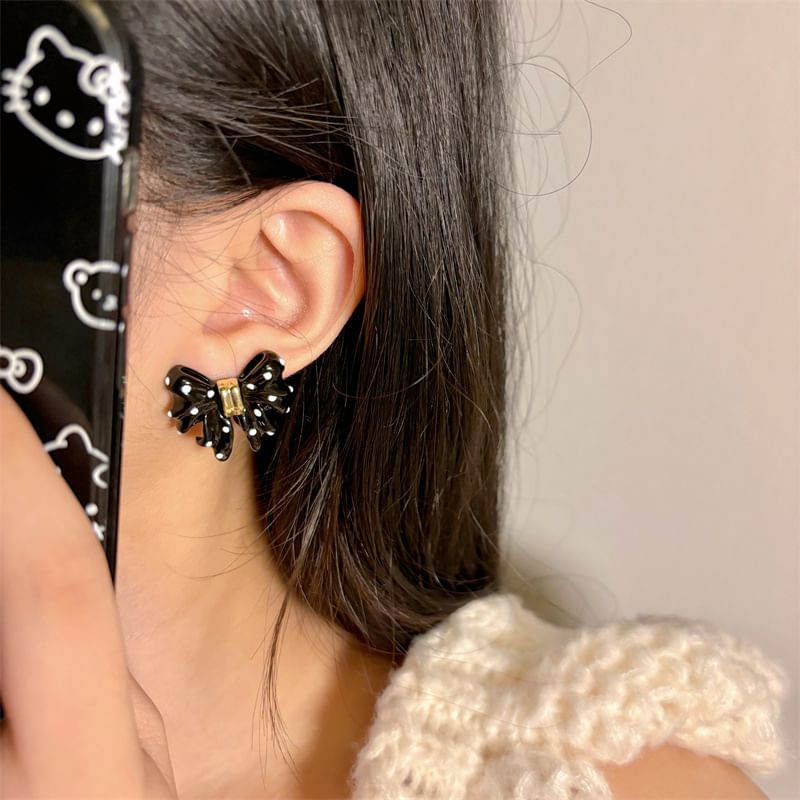 Stud Earring Bow FashionChic