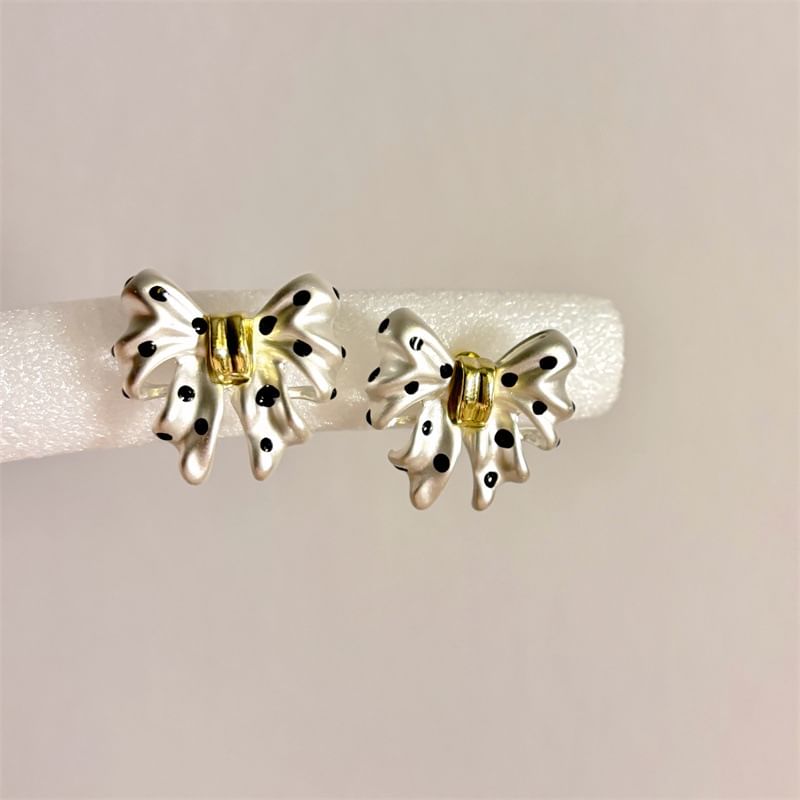 Stud Earring Bow FashionChic