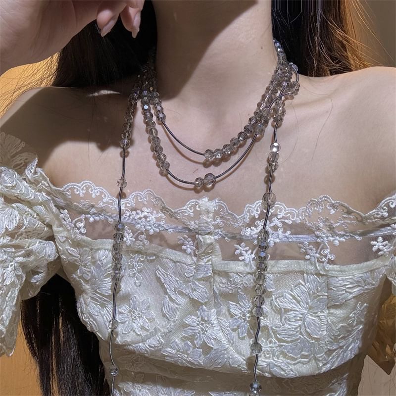 Necklace Beaded Layered FashionChic