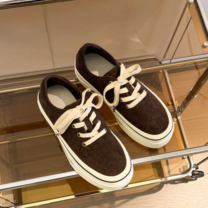 Canvas Platform Sneakers SpreePicky