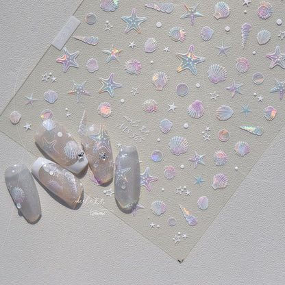 Shell Nail Art Stickers SpreePicky