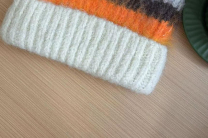 Cat Ear Color Block Beanie SpreePicky