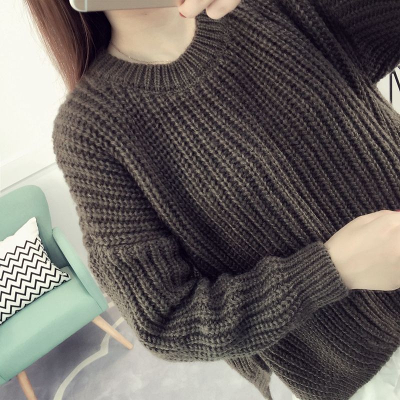 Side-Detail Oversized Sweater SpreePicky