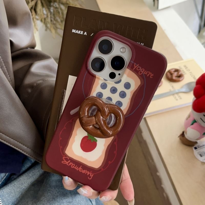 Toast Phone Case - iPhone 16 Pro Max / 16 Pro / 16 Plus / 16 / 15 Pro Max / 15 Pro / 15 Plus / 15 / 14 Pro Max / 14 Pro / 14 Plus / 14 / 13 Pro Max / 13 Pro / 13 / 13 Mini SpreePicky