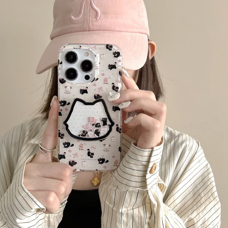 Cat Phone Case - iPhone 16 Pro Max / 16 Pro / 16 Plus / 16 / 15 Pro Max / 15 Pro / 15 Plus / 15 / 14 Pro Max / 14 Pro / 14 Plus / 14 / 13 Pro Max / 13 Pro / 13 / 13 Mini SpreePicky