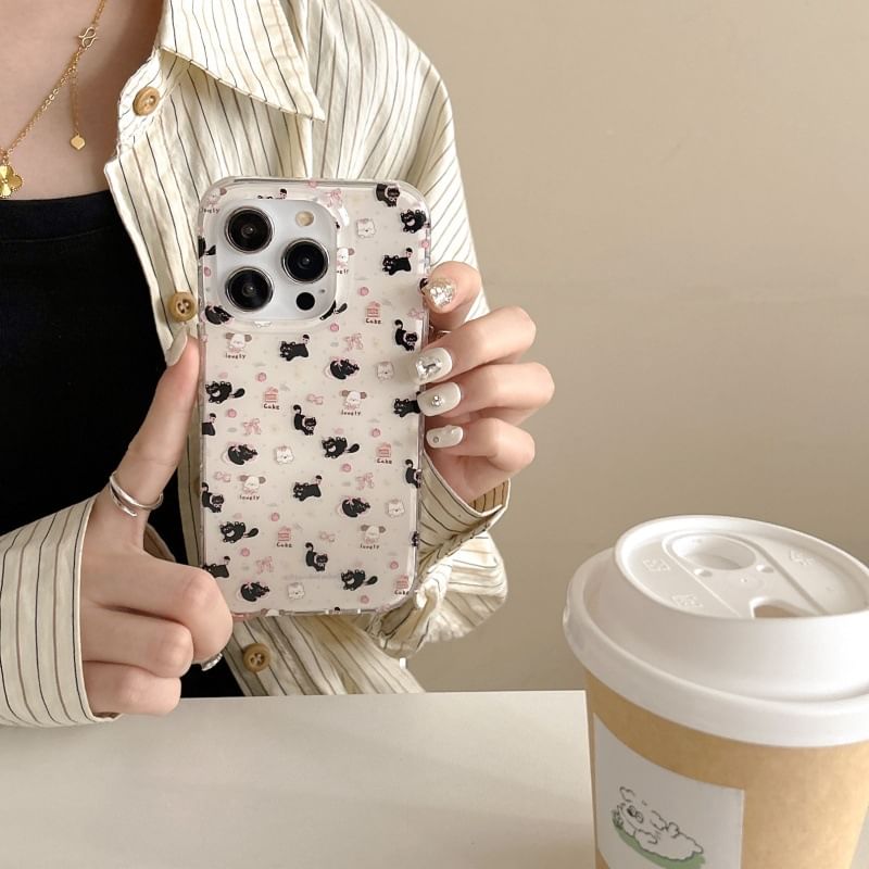 Cat Phone Case - iPhone 16 Pro Max / 16 Pro / 16 Plus / 16 / 15 Pro Max / 15 Pro / 15 Plus / 15 / 14 Pro Max / 14 Pro / 14 Plus / 14 / 13 Pro Max / 13 Pro / 13 / 13 Mini SpreePicky