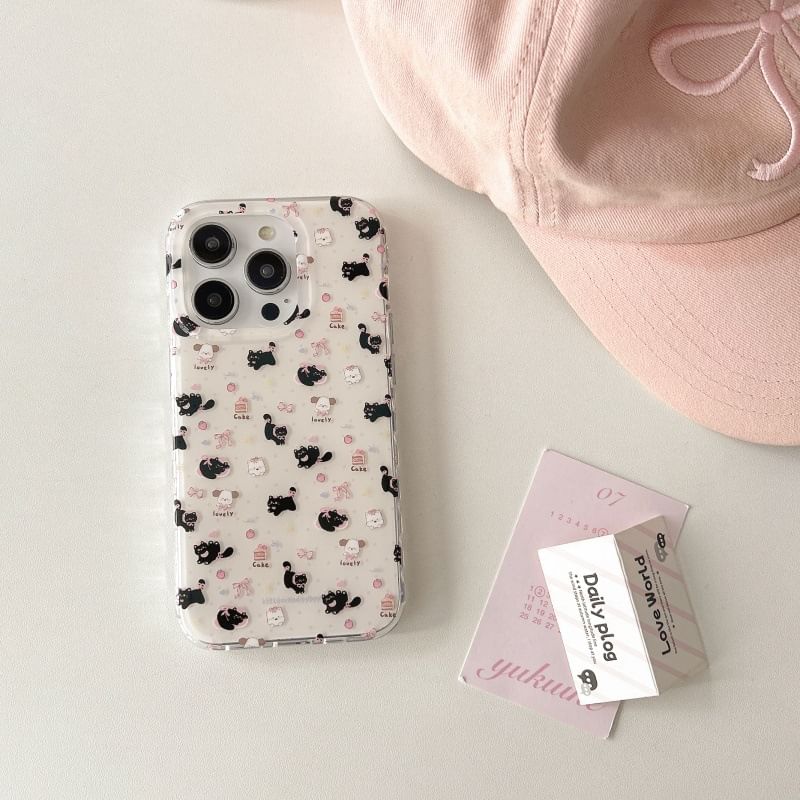 Cat Phone Case - iPhone 16 Pro Max / 16 Pro / 16 Plus / 16 / 15 Pro Max / 15 Pro / 15 Plus / 15 / 14 Pro Max / 14 Pro / 14 Plus / 14 / 13 Pro Max / 13 Pro / 13 / 13 Mini SpreePicky