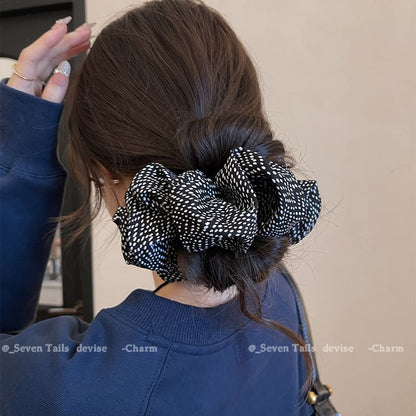 Dotted Fabric Scrunchie SpreePicky