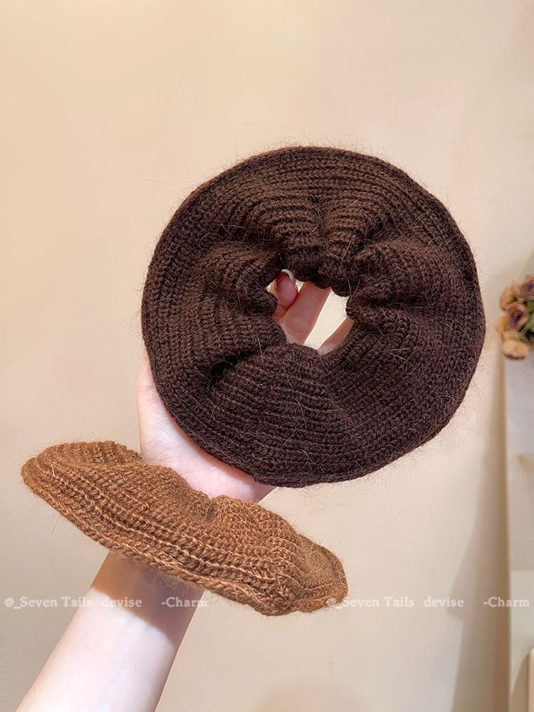 Plain Knit Scrunchie SpreePicky