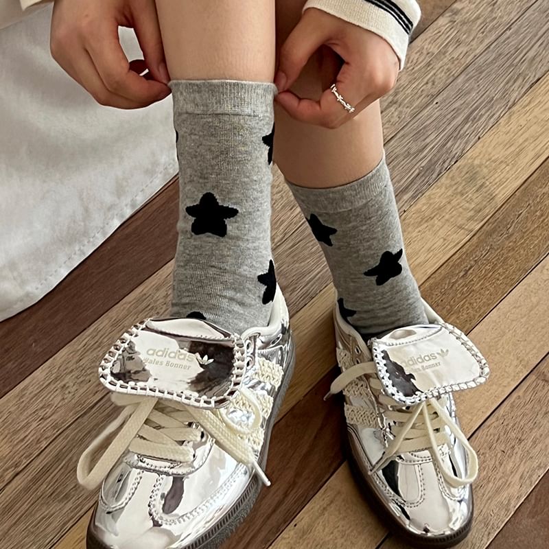 Star Print Socks SpreePicky