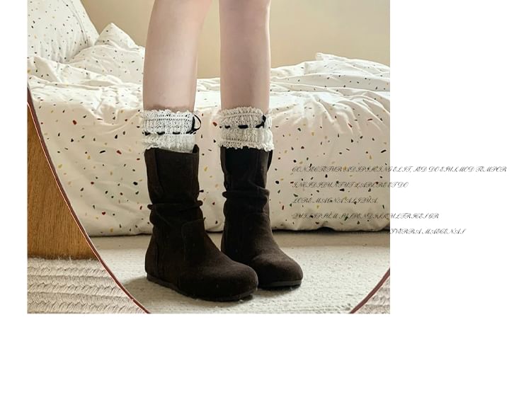 Plain Lace Trim Socks / Set SpreePicky