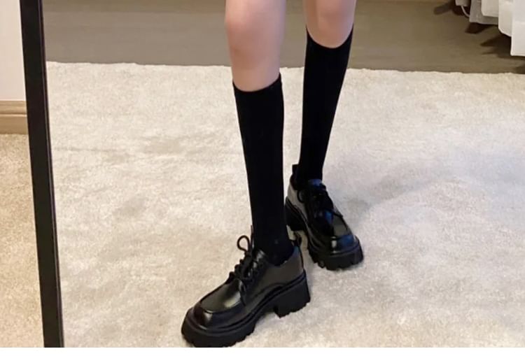 Plain Knee High Socks / Set SpreePicky