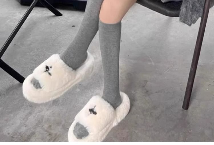 Plain Knee High Socks / Set SpreePicky