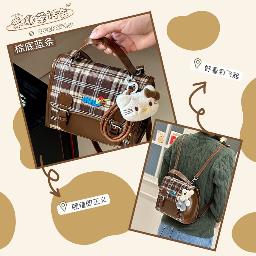 Plaid Flap Crossbody Bag SpreePicky