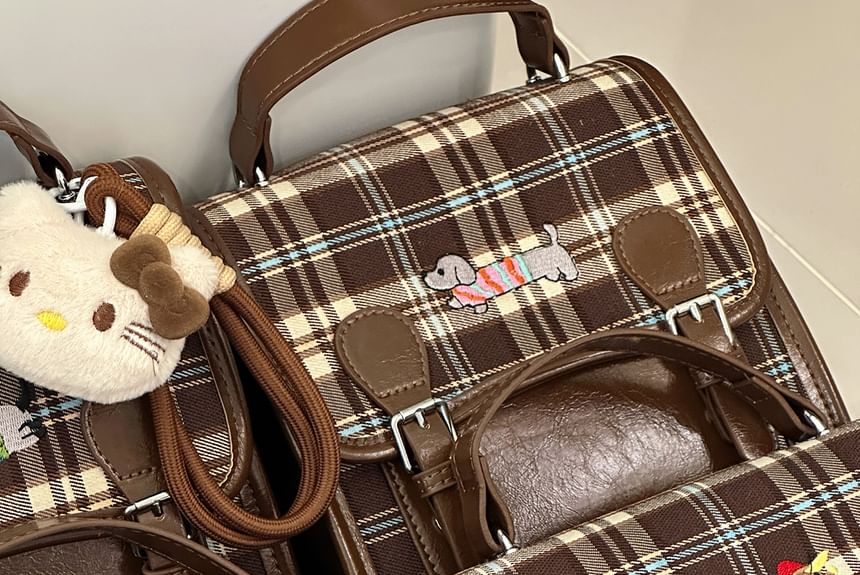 Plaid Flap Crossbody Bag SpreePicky