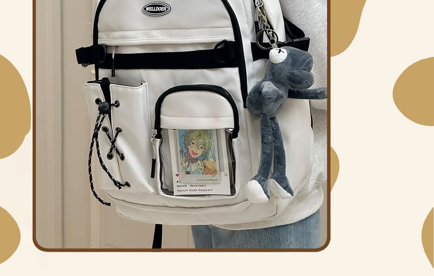 Two Tone Zip Backpack SpreePicky