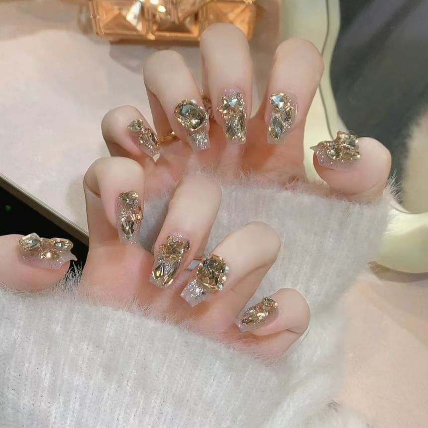 Rhinestone Press On Nail SpreePicky