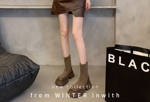 Platform Flat Boots