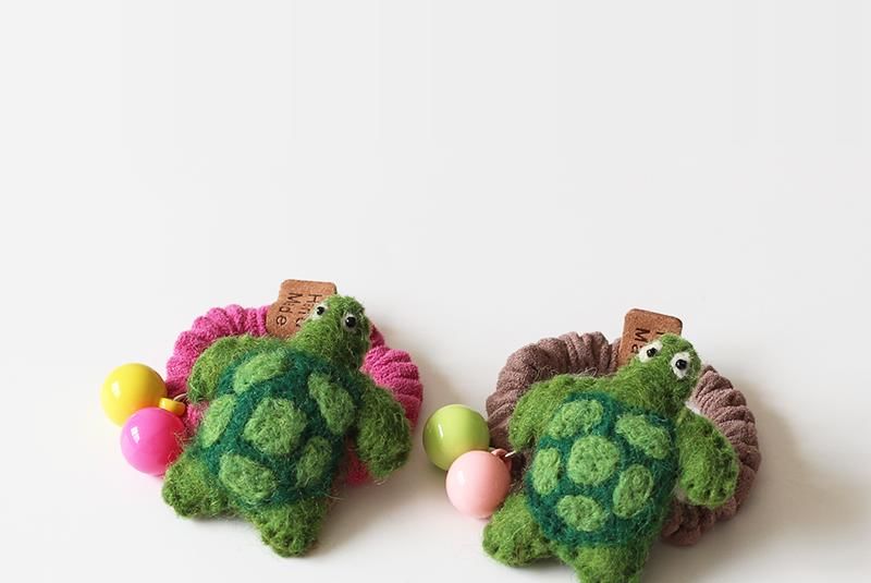 Turtle Felt Hair Tie SpreePicky